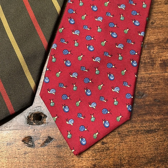 Three Brooks Brothersers ties - gorgeous and reasonable - Picture 2 of 5